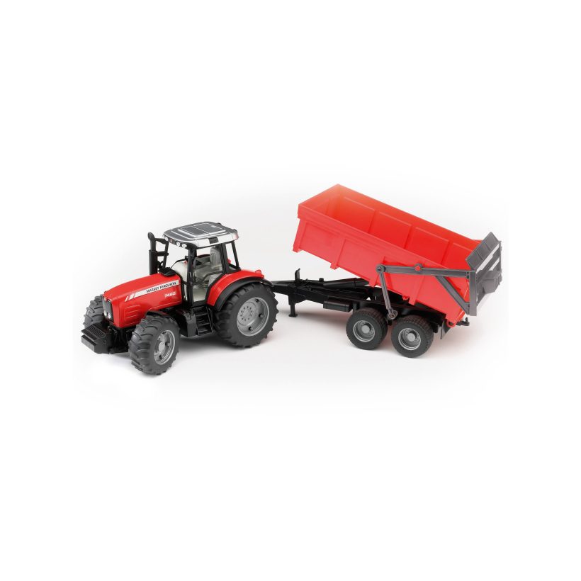 Massey Fergusson 7480 avec remorque basculante