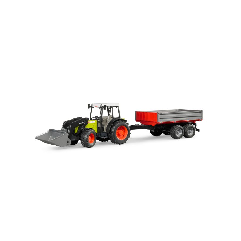 Class 267F avec chargeur frontal et remorque