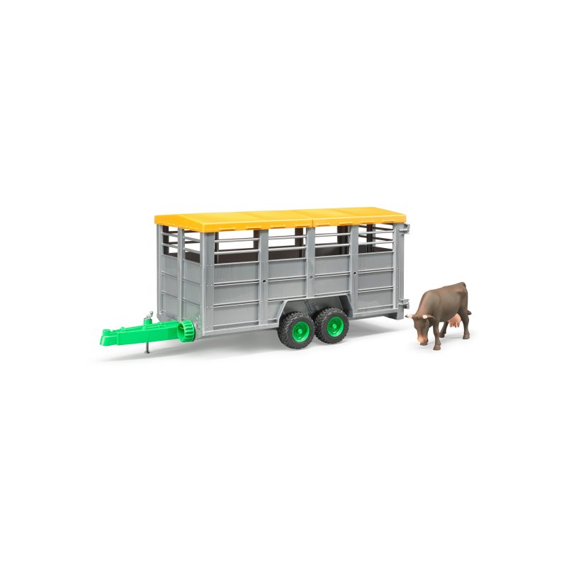Livestock trailer with 1 cow