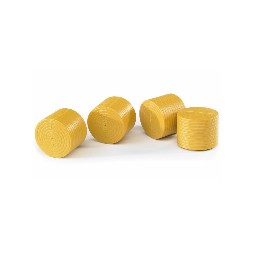 4 balles de foin rondes non emballées pour CLAAS Rollant 250