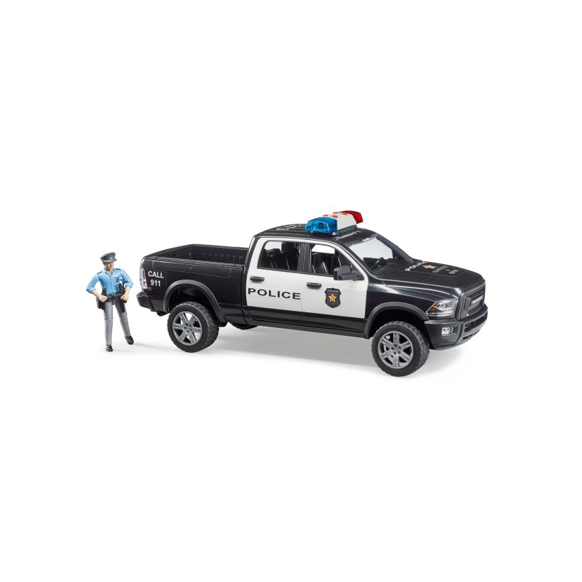 RAM 2500 Police avec policier et lumières et sons