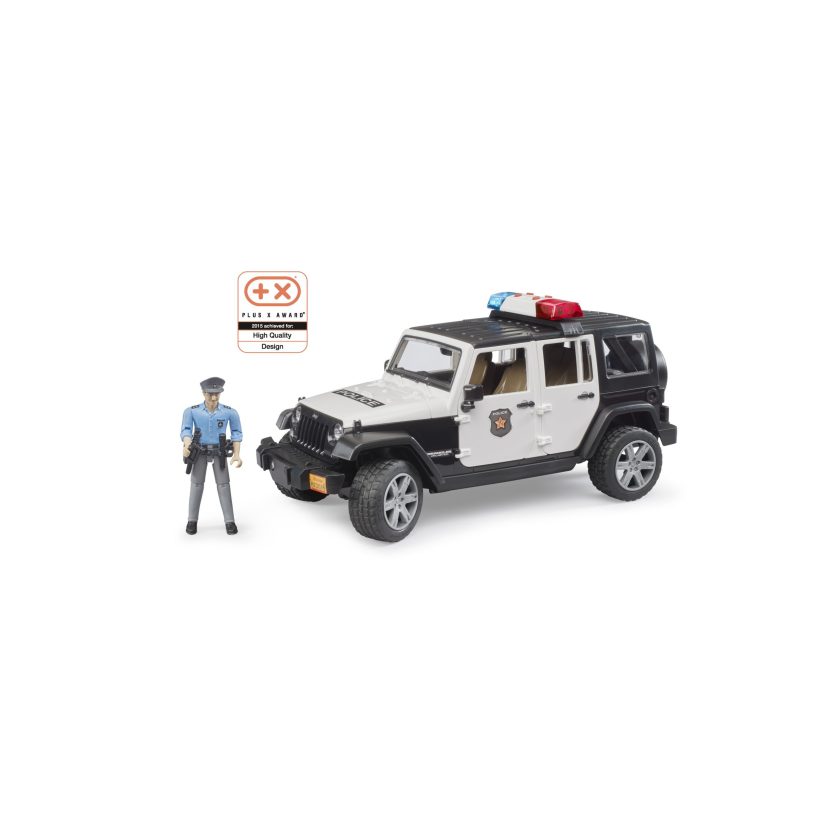 Jeep Rubicon Police car and Policeman
